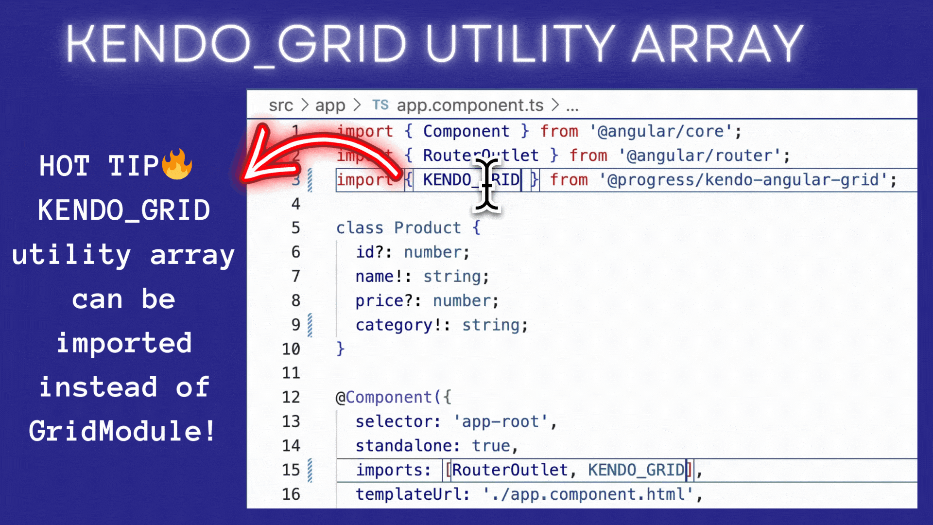 Kendo_Grid Utility Array