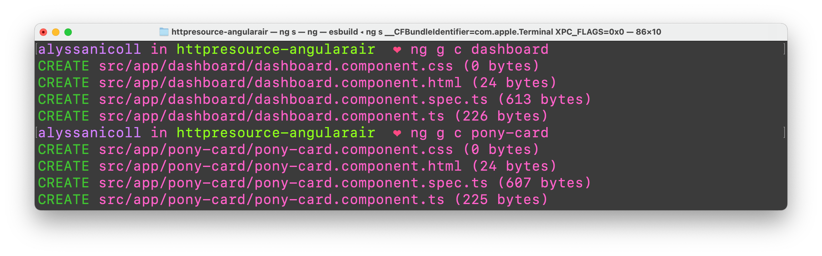 route syntax code
