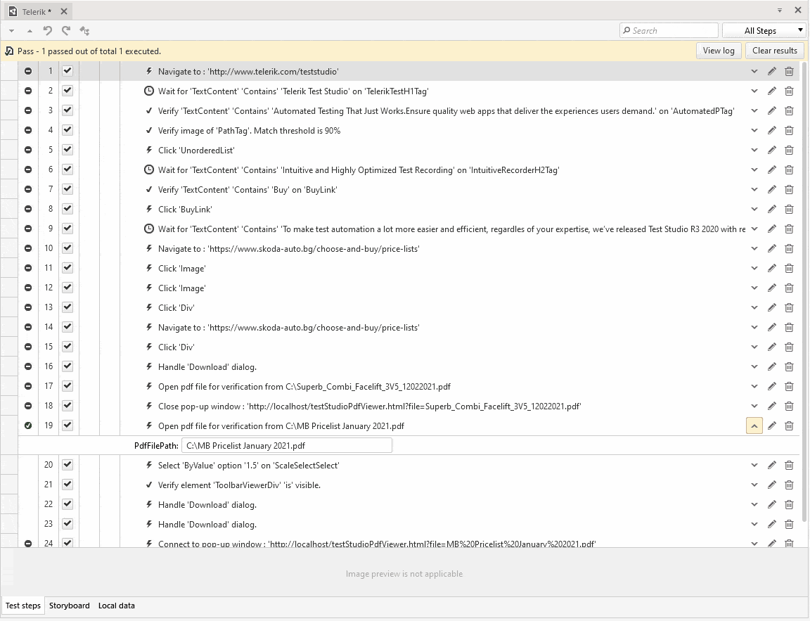 Test Automation Storyboard
